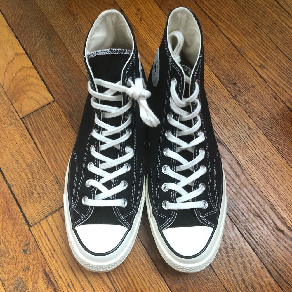 Converse Chuck 70 Hi Top Unisex Sneaker Black (Men's Size 8.5/Women's Size 10.5)